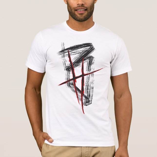 board | T-shirt | [Black/Red/White] (Front)