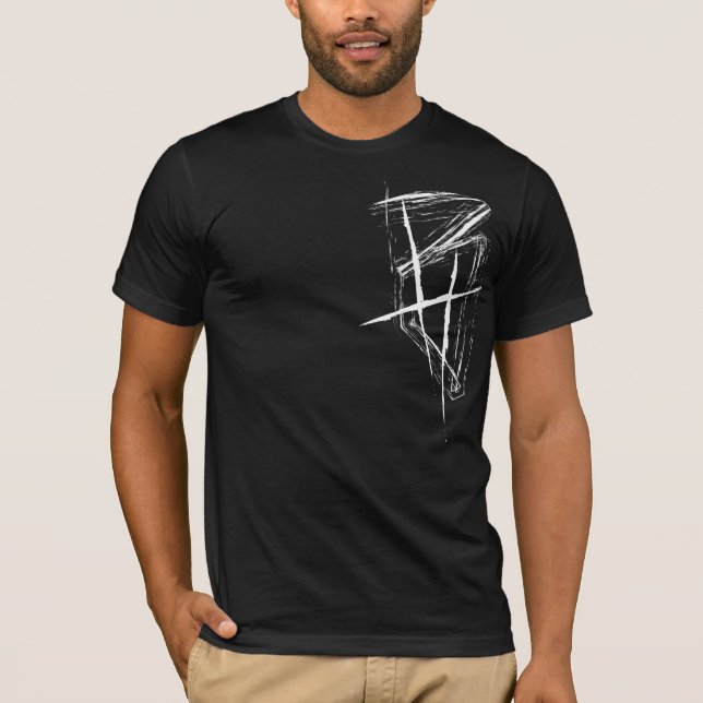 board | T-shirt | [Color Black] (Front)
