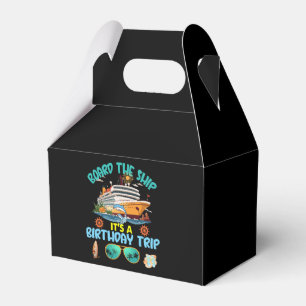 Board The Ship It s A Birthday Trip Favor Boxes