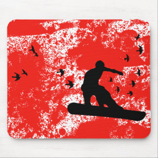 board with birds. mouse pad