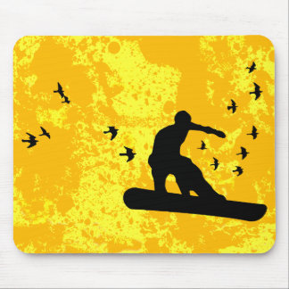 board with birds. mouse pad