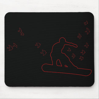 board with birds. mouse pad