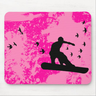 board with birds. mouse pad