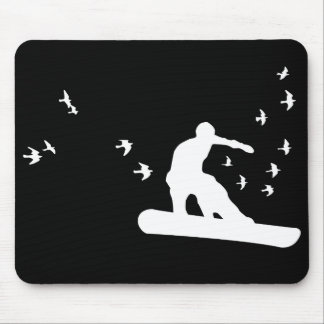 board with birds. mouse pad