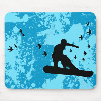 board with birds. mouse pad