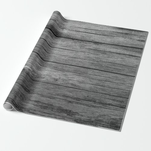 Board wood gray grain texture wrapping paper