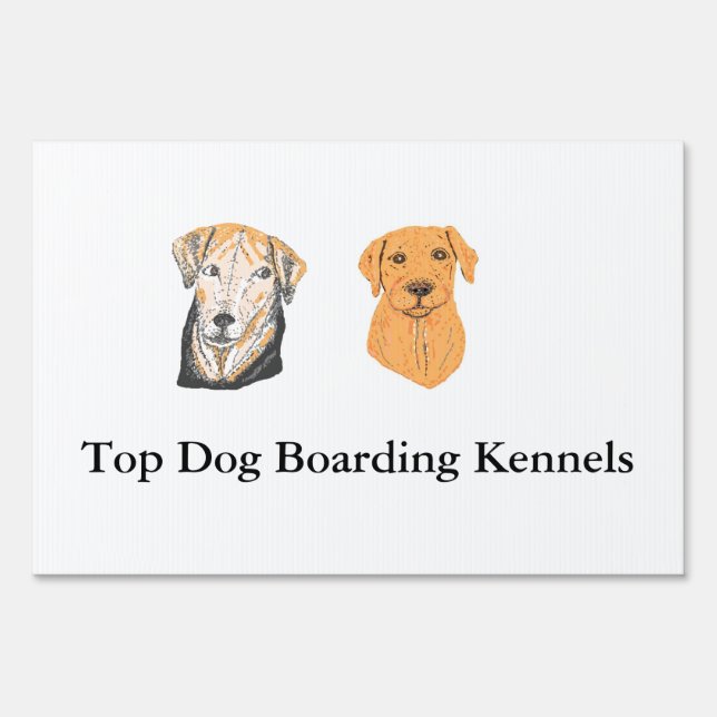 Boarding Kennel Signs (Front)