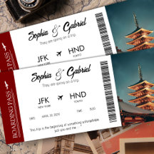 Boarding Pass Birthday Flight Gift Voucher Photo