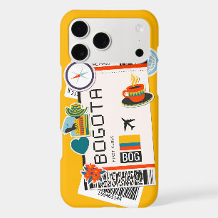 BOARDING PASS BOGOTA COLOMBIA iPhone 17 PRO MAX CASE