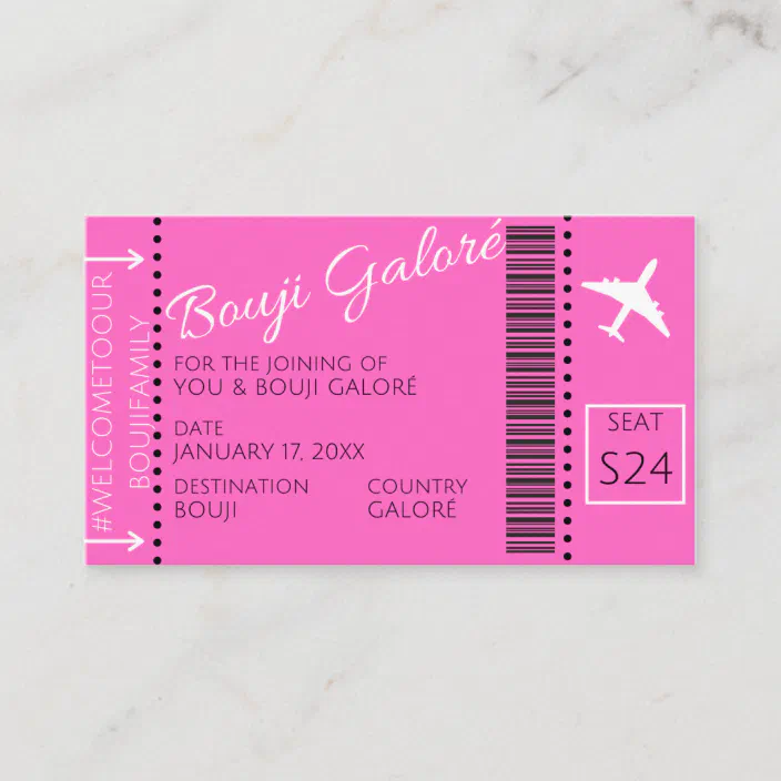 Boarding Pass Business Cards Zazzle Com