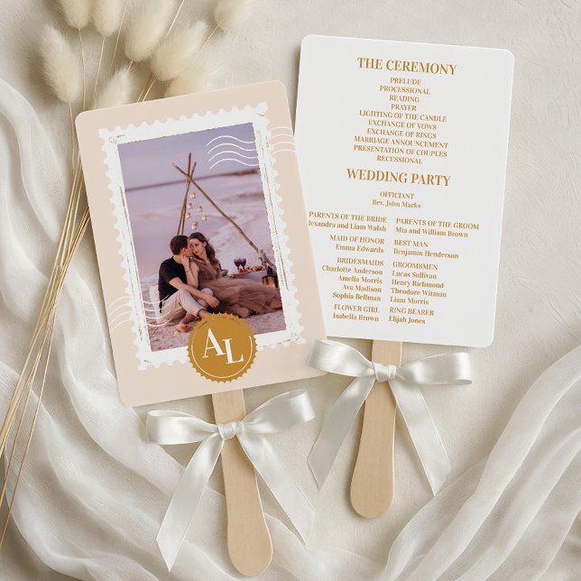 Boarding Pass Cosmic Wedding Destination Hand Fan (Creator Uploaded)