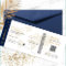 Boarding Pass Destination wedding QR code Rsvp