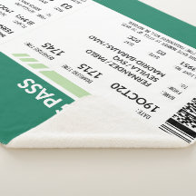 Boarding Pass - Green