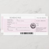 Boarding Pass Invitation (Front/Back)