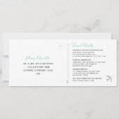 Boarding Pass Plane Ticket All-In-One Invitation (Back)
