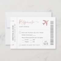 Boarding Pass Plane Ticket Pink Travel Theme