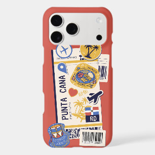 BOARDING PASS PUNTA CANA DOMINICAN REPUBLIC iPhone 17 PRO MAX CASE