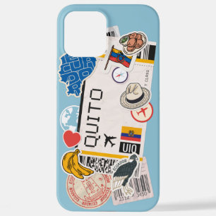 BOARDING PASS QUITO ECUADOR iPhone CASE