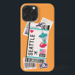 BOARDING PASS SEATTLE USA iPhone 13 PRO MAX CASE<br><div class="desc">Incredible set that features boarding passes with stickers of the city of Seattle. Available on Stickers,  Phone cases,  Mugs and much more. Enjoy!</div>