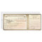 boarding pass tickets -vintage wedding invitations