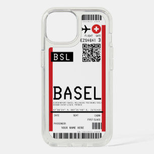 Boarding pass to Basel (BSL) Custom Name case