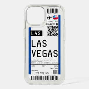 Boarding pass to Las Vegas (LAS) Custom Name case