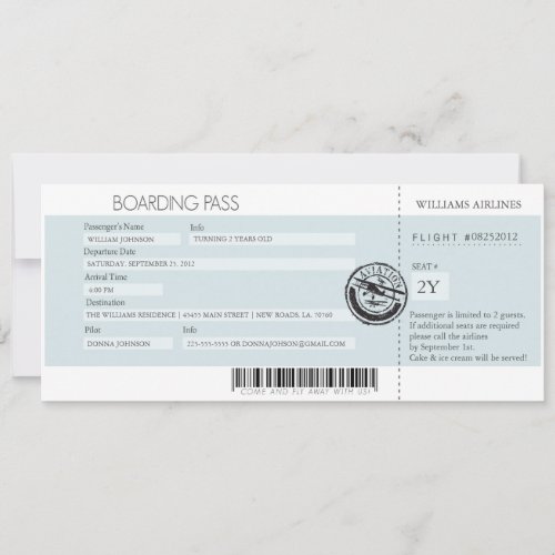 Boarding Pass (Today's Best Award) Announcements