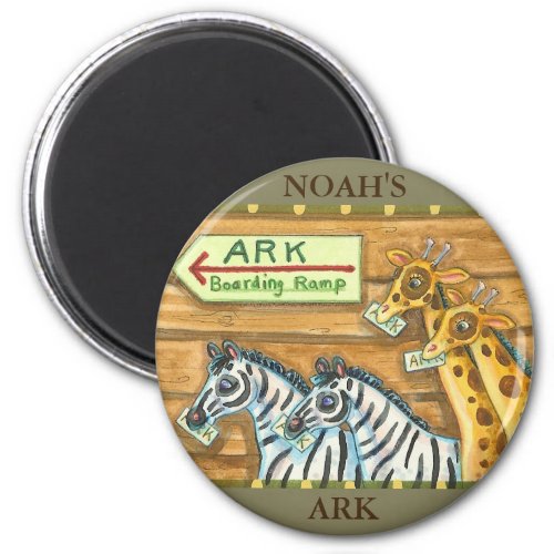 Boarding Pass Two By Two Noahs Ark MAGNET