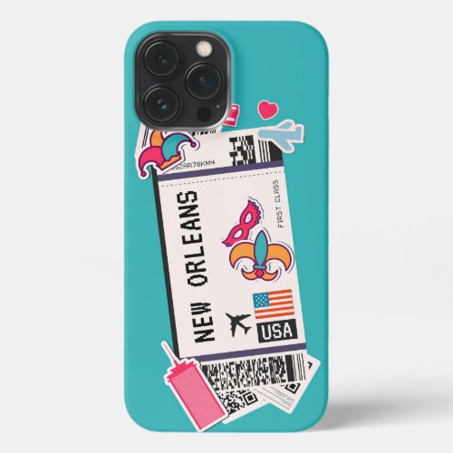 BOARDING PASS WASHINGTON DC USA iPhone CASE