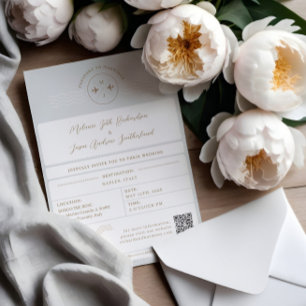 Boarding Passport Ticket Destination Wedding  Invitation