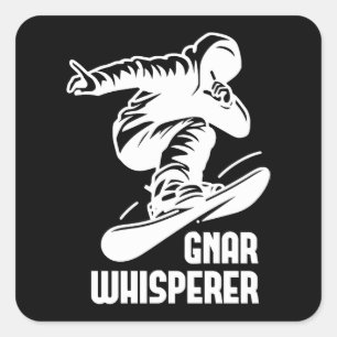 boarding, snowboard, snow, snowboarder, gnar, shre square sticker