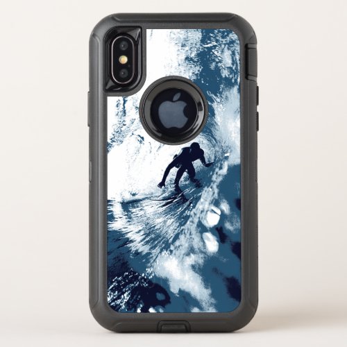 Boarding Trybe Tube Hawaiian Surf Graphic OtterBox Defender iPhone X Case