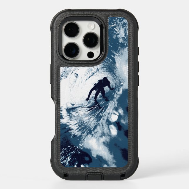 Boarding Trybe Tube, Hawaiian Surf Graphic Otterbox iPhone Case (Back)