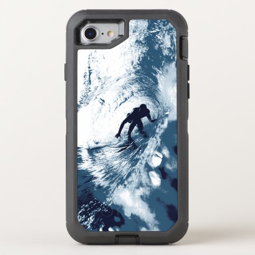 Boarding Trybe Tube Hawaiian Surf Graphic OtterBox Defender iPhone SE87 Case