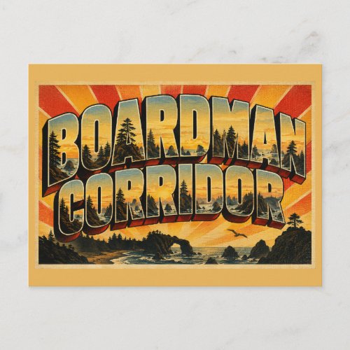 Boardman Corridor Oregon Rugged Coast Sea Stacks Postcard