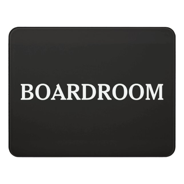 Boardroom Office Sign (Contemporary Front)