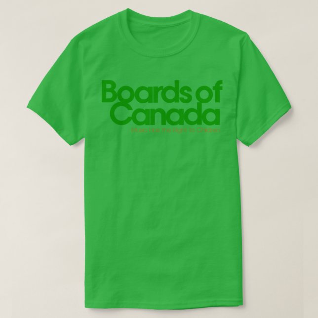 Boards Of Canada Retro Fan Design T-Shirt (Design Front)