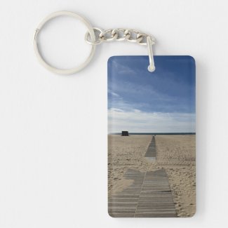 Boardwalk at the beach in Portugal