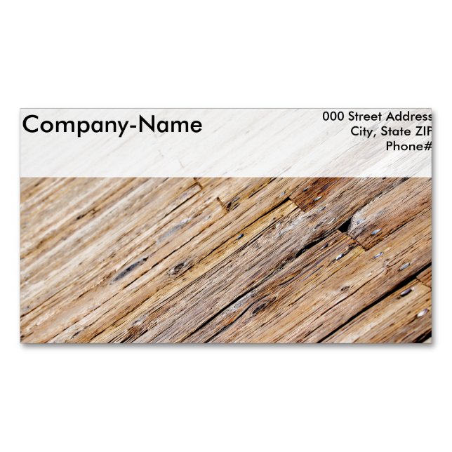 Boardwalk Business Card Magnet (Front)