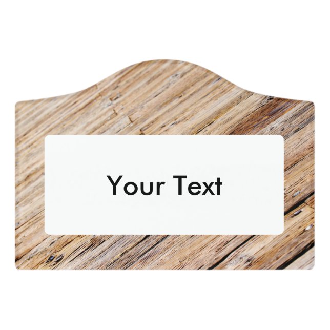 Boardwalk Door Sign (Small Crest Front)