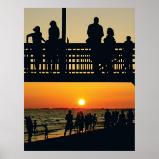 Boardwalk Glow Poster