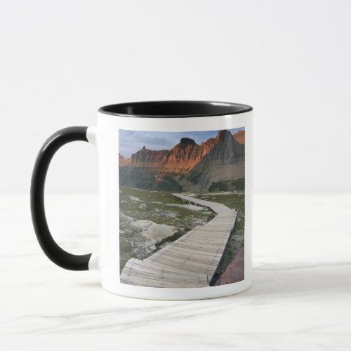 Boardwalk in Waterton Glacier International Mug