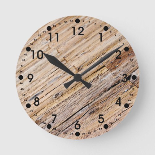 Boardwalk Round Clock