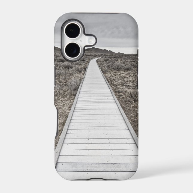 Boardwalk through the desert iphone case (Back)