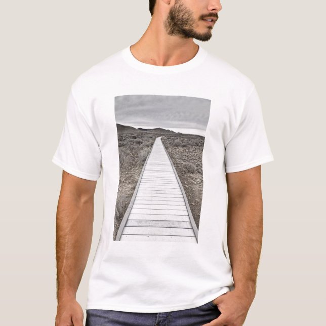 Boardwalk through the desert T-Shirt (Front)
