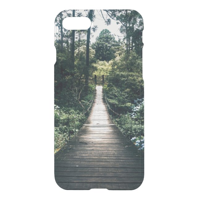 Boardwalk Through The Forest Uncommon iPhone Case (Back)