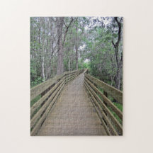 Boardwalk Through the Woods created as a