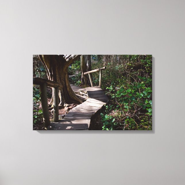 Boardwalk to Cape Flattery Canvas Print (Front)
