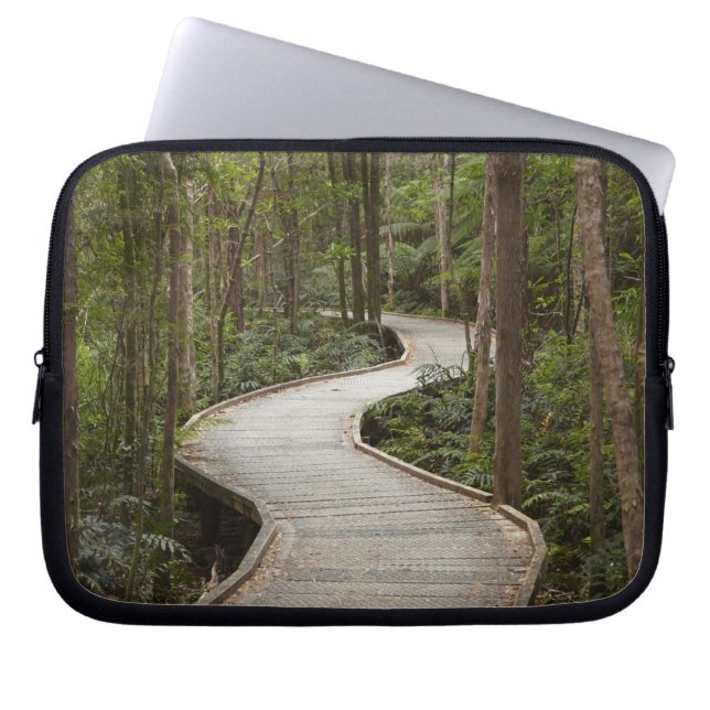 Boardwalk to Nelson Falls, Franklin - Gordon Laptop Sleeve (Front)