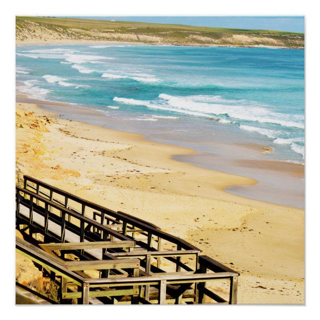 Boardwalk To The Beach, Glossy Poster (Front)